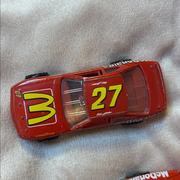 Two Vintage McDonald’s Collectible Die Cast NASCAR Racing Cars 94 & 27 - Picture 4 of 14